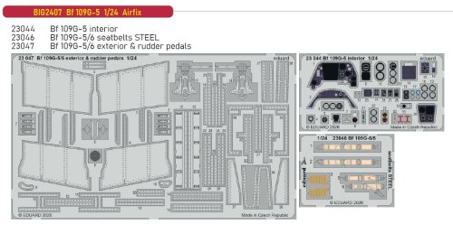 Przejdź do produktu Eduard BIG2407 - 1:24 Bf 109G-5
