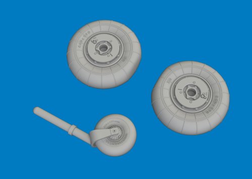 Przejdź do produktu Eduard 672454 - 1:72 Bf 109K-4 wheels