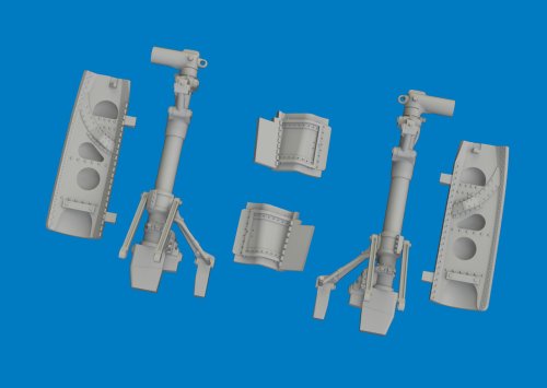 Przejdź do produktu Eduard 6481192 - 1:48 P-40K undercarriage legs Print 3D