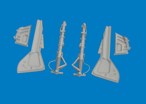 Przejdź do produktu Eduard 6481180 - 1:48 Fw 190A-3/A-4 undercarriage legs Print 3D