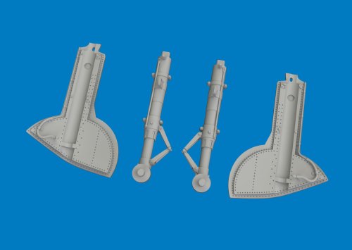 Przejdź do produktu Eduard 6481169 - 1:48 Spitfire Mk.IX/XVI undercarriage legs Print 3D