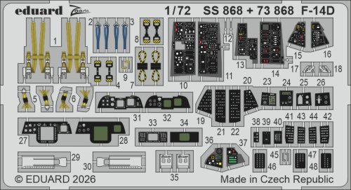 Przejdź do produktu Eduard SS868 - 1:72 F-14D
