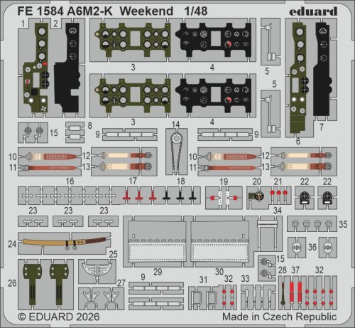 Przejdź do produktu Eduard FE1584 - 1:48 A6M2-K Weekend
