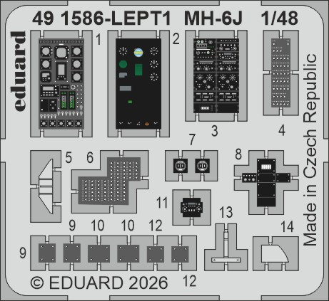 Przejdź do produktu Eduard 491586 - 1:48 MH-6J