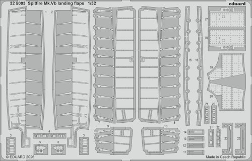 Przejdź do produktu Eduard 325003 - 1:32 Spitfire Mk.Vb landing flaps