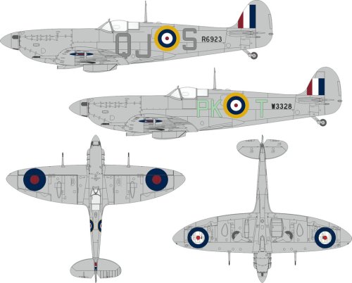 Przejdź do produktu Eduard JX348 - 1:32 Spitfire Mk.Vb early British national insignia