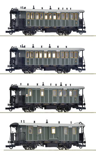 Przejdź do produktu Roco 6200197 H0 - Zestaw 4 wagonów osobowych K.Bay.Sts.B., ep.I