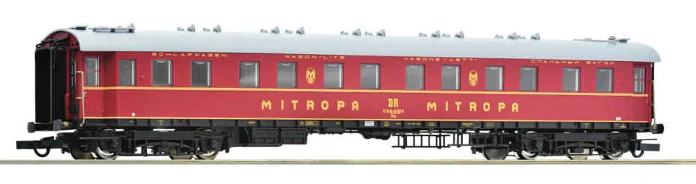 Roco 6200204 H0 - Wagon sypialny typu WLAg, Mitropa, DR, ep.IV