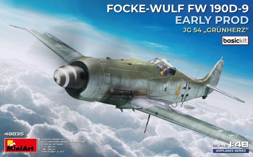 Przejdź do produktu Miniart 48035 - 1:48 Focke Wulf Fw 190D-9 Early Prod. JG 54 Grunherz