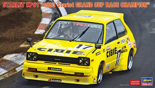 Przejdź do produktu Hasegawa 20796 - 1:24 Starlet KP61 1983 Starlet Grand Cup Race Champion