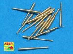 ABER 1:700L-16  - 1:700 Zestaw 16  luf 105 mm p/lot na podstawach typu C/33 do niemieckich okrętów