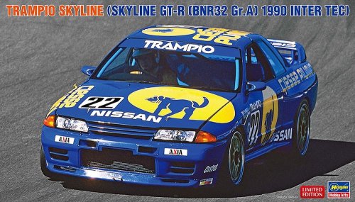 Przejdź do produktu Hasegawa 20791 - 1:24 Trampio Skyline GT-R BNR32 Gr. A 1990 Inter Tec