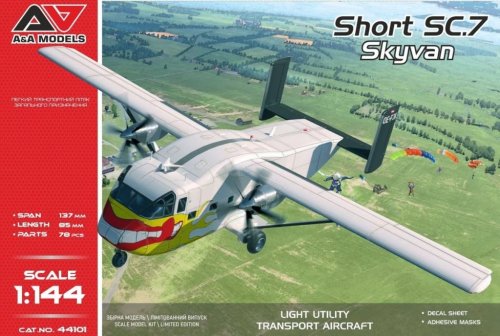 Przejdź do produktu A&A Models 44101 - 1:144 Short SC.7 Skyvan
