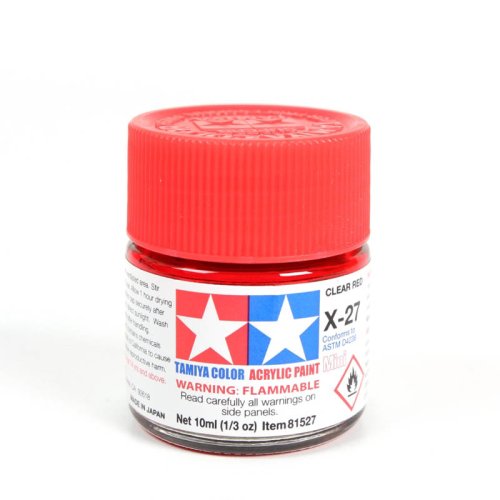 Przejdź do produktu TAMIYA 81527 X-27 - Farba akrylowa Clear Red 10 ml