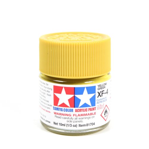 Przejdź do produktu TAMIYA 81704 XF-4 - Farba akrylowa Yellow Green 10 ml