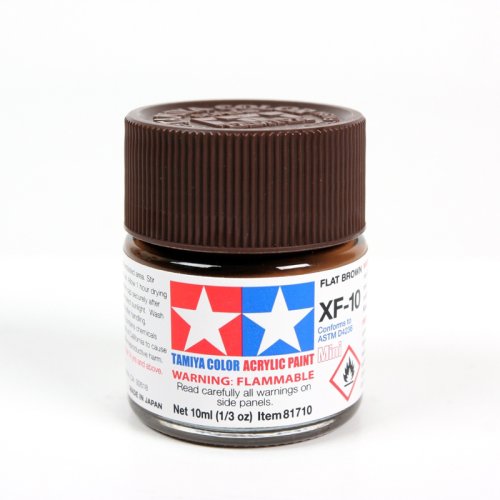 Przejdź do produktu TAMIYA 81710 XF-10 - Farba akrylowa Flat Brown 10 ml