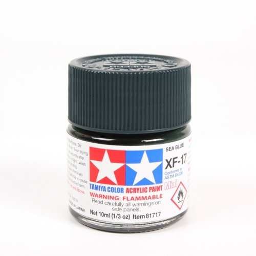Przejdź do produktu TAMIYA 81717 XF-17 - Farba akrylowa Sea Blue 10 ml
