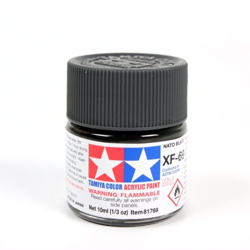 Przejdź do produktu TAMIYA 81769 XF-69 - Farba akrylowa NATO Black 10 ml