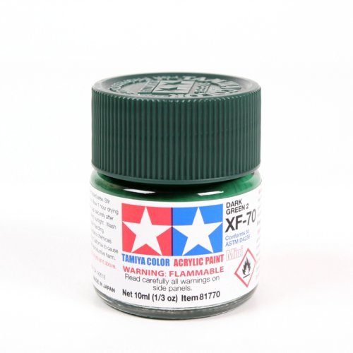 Przejdź do produktu TAMIYA 81770 XF-70 - Farba akrylowa Dark Green 2 10 ml