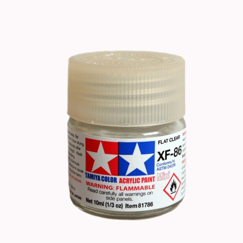 Przejdź do produktu TAMIYA 81786 XF-86 - Farba akrylowa Flat Clear 10 ml