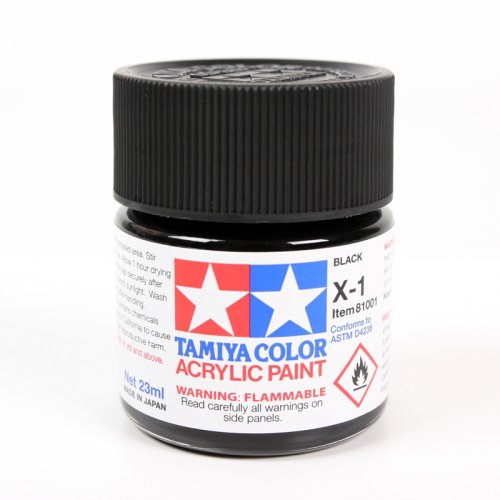 Przejdź do produktu TAMIYA 81001 X-1 - Farba akrylowa Black 23 ml