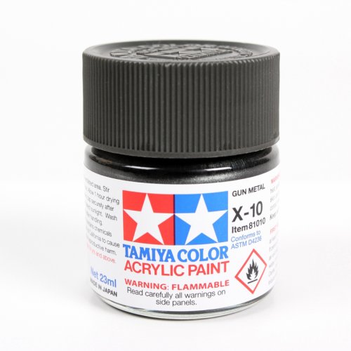 Przejdź do produktu TAMIYA 81010 X-10 - Farba akrylowa Gun Metal 23 ml