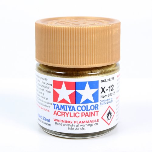 Przejdź do produktu TAMIYA 81012 X-12 - Farba akrylowa Gold Leaf 23 ml