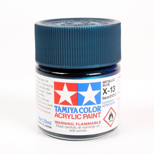 Przejdź do produktu TAMIYA 81013 X-13 - Farba akrylowa Metallic Blue 23 ml