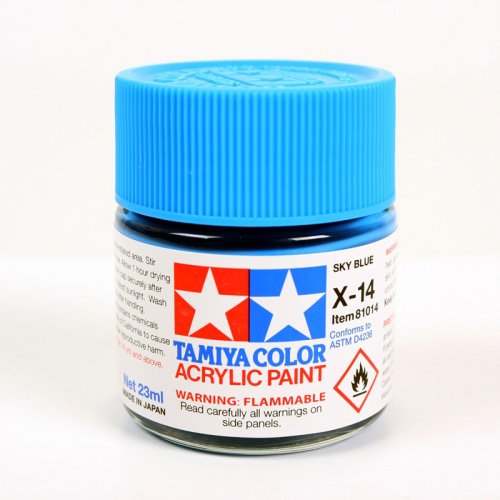 Przejdź do produktu TAMIYA 81014 X-14 - Farba akrylowa Sky Blue 23 ml