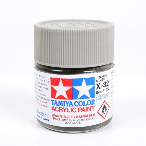 Przejdź do produktu TAMIYA 81032 X-32 - Farba akrylowa Titanium Silver 23 ml