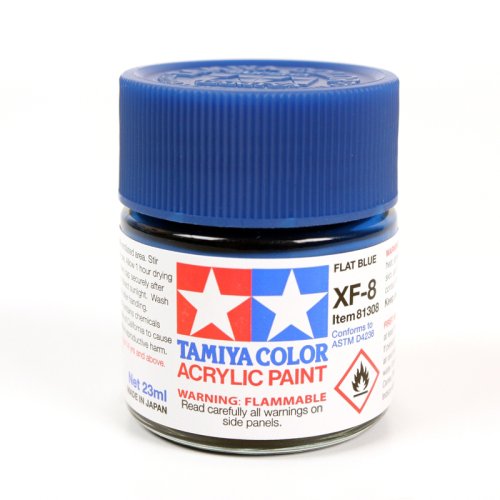 Przejdź do produktu TAMIYA 81308 XF-8 - Farba akrylowa Flat Blue 23 ml