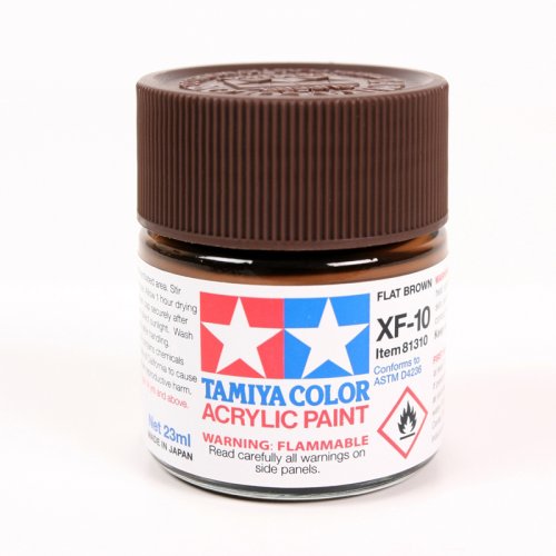 Przejdź do produktu TAMIYA 81310 XF-10 - Farba akrylowa Flat Brown 23 ml