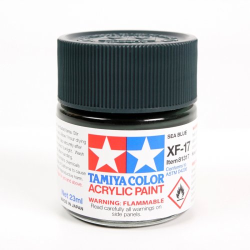 Przejdź do produktu TAMIYA 81317 XF-17 - Farba akrylowa Sea Blue 23 ml