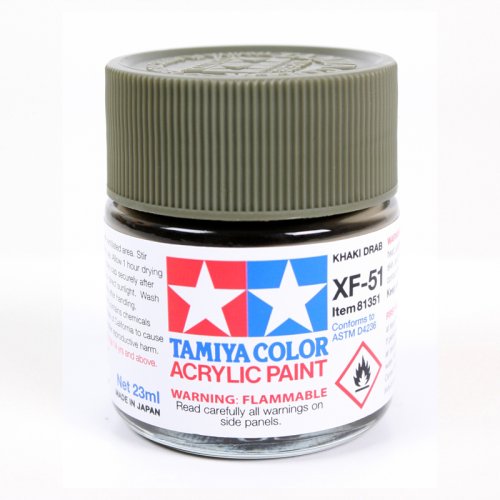Przejdź do produktu TAMIYA 81351 XF-51 - Farba akrylowa Khaki Drab 23 ml