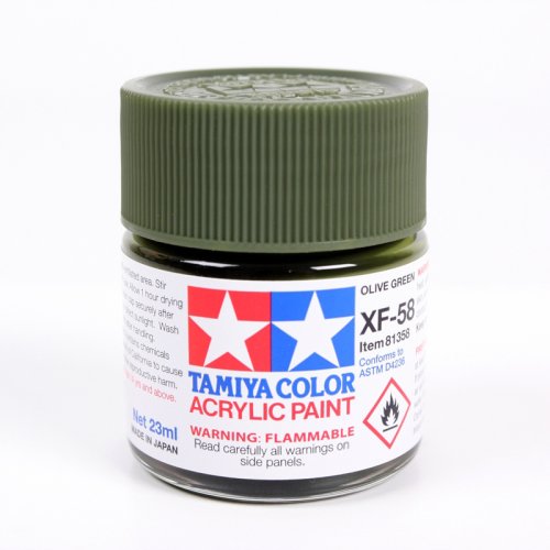 Przejdź do produktu TAMIYA 81358 XF-58 - Farba akrylowa Olive Green 23 ml