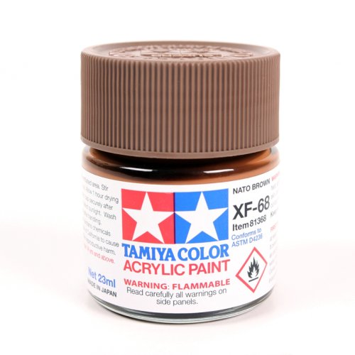 Przejdź do produktu TAMIYA 81368 XF-68 - Farba akrylowa NATO Brown 23 ml
