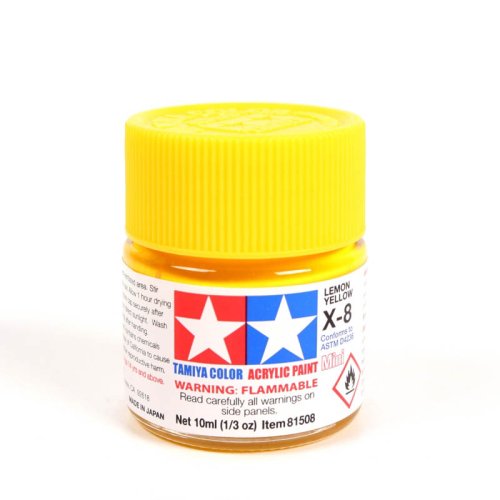 Przejdź do produktu TAMIYA 81508 X-8 - Farba akrylowa Yellow 10 ml