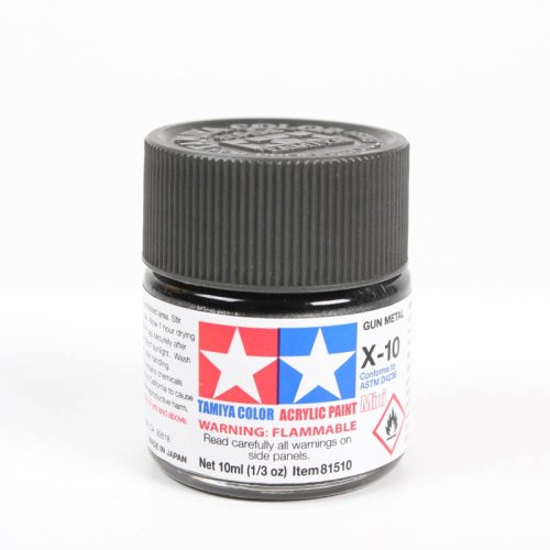 Przejdź do produktu TAMIYA 81510 X-10 - Farba akrylowa Gun Metal 10 ml