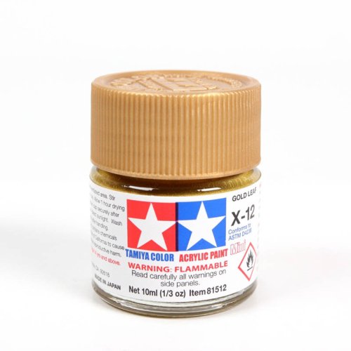 Przejdź do produktu TAMIYA 81512 X-12 - Farba akrylowa Gold Leaf 10 ml