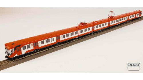 Przejdź do produktu Robo 400730DE H0 - Elektryczny zespół trakcyjny EN57-1061 Wielkopolska, ep.VI, DCC z dźwiękiem