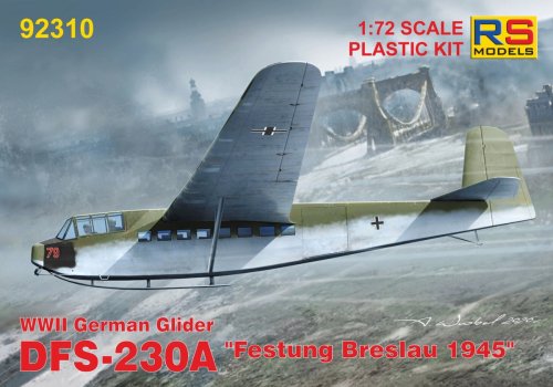 Przejdź do produktu RS Models 92310 - 1:72 DFS-230A Festung Breslau 1945 WWII German Glider
