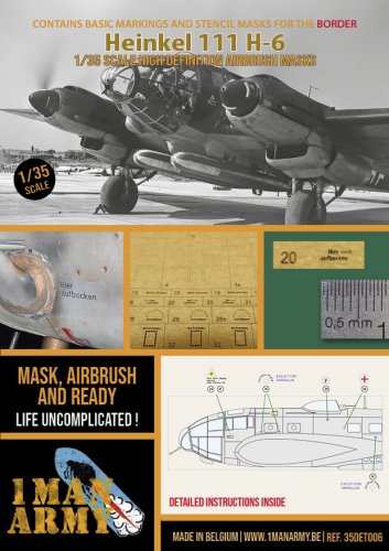 Przejdź do produktu 1 Man Army 35DET006 - 1:35 Heinkel 111 H-6 - Border