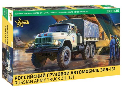 Przejdź do produktu Zvezda 3706 - 1:35 Russian Army Truck ZIL-131