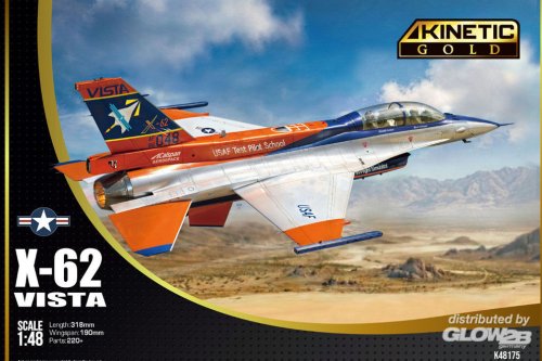Przejdź do produktu Przedsprzedaż - Kinetic 48175 - 1:48 F-16 X-62 Vista