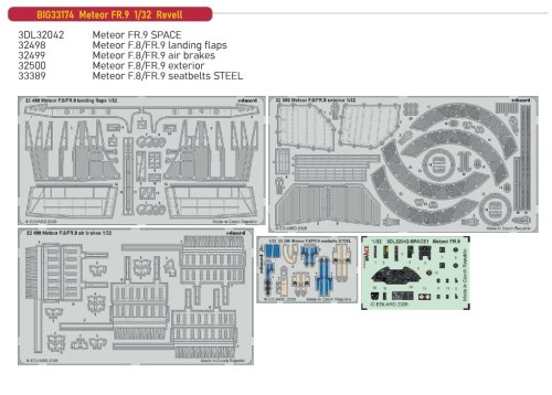 Przejdź do produktu Eduard BIG33174 - 1:32 Meteor FR.9