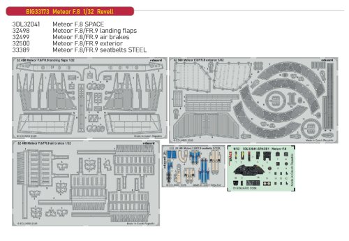 Przejdź do produktu Eduard BIG33173 - 1:32 Meteor F.8