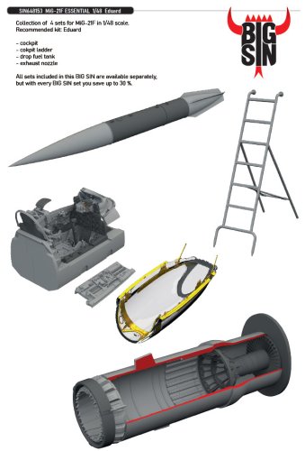 Przejdź do produktu Eduard SIN648153 - 1:48 MiG-21F Essential