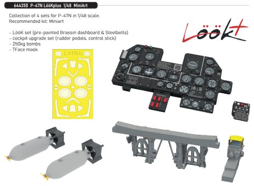 Przejdź do produktu Eduard 644350 - 1:48 P-47N LööKplus