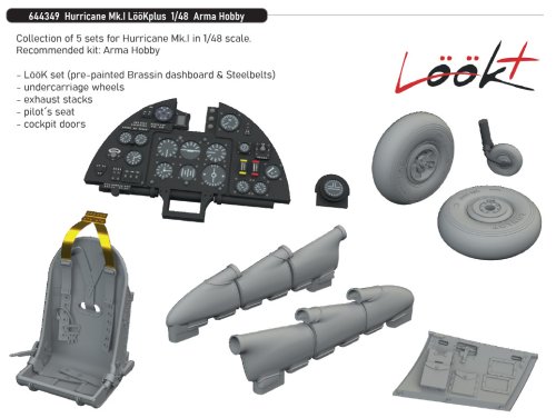 Przejdź do produktu Eduard 644349 - 1:48 Hurricane Mk.I LööKplus
