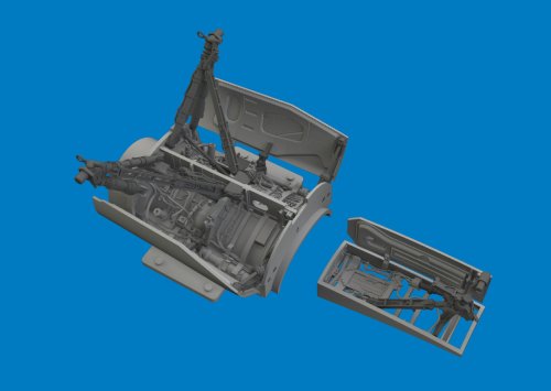 Przejdź do produktu Eduard 6481188 - 1:48 F-16C wheel bays & legs heavyweight Print 3D
